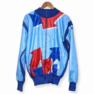 Vintage Giordana Italy Wool Cycling Windbreaker Jacket Jersey Sweater M/L